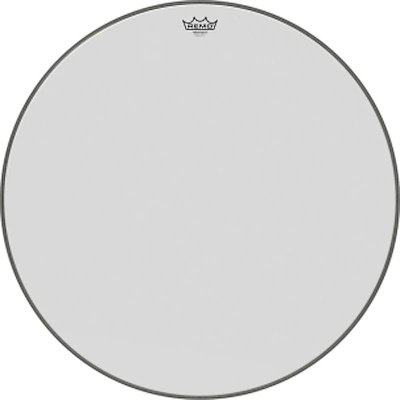 Ambassador Smooth White Series Drumhead - for Bass Drum image 1