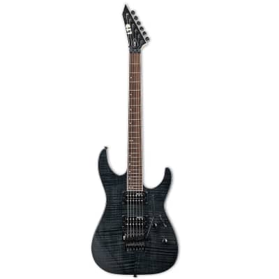 ESP LTD M-200FM Electric Guitar See Thru Black with Free Pro Setup image 1