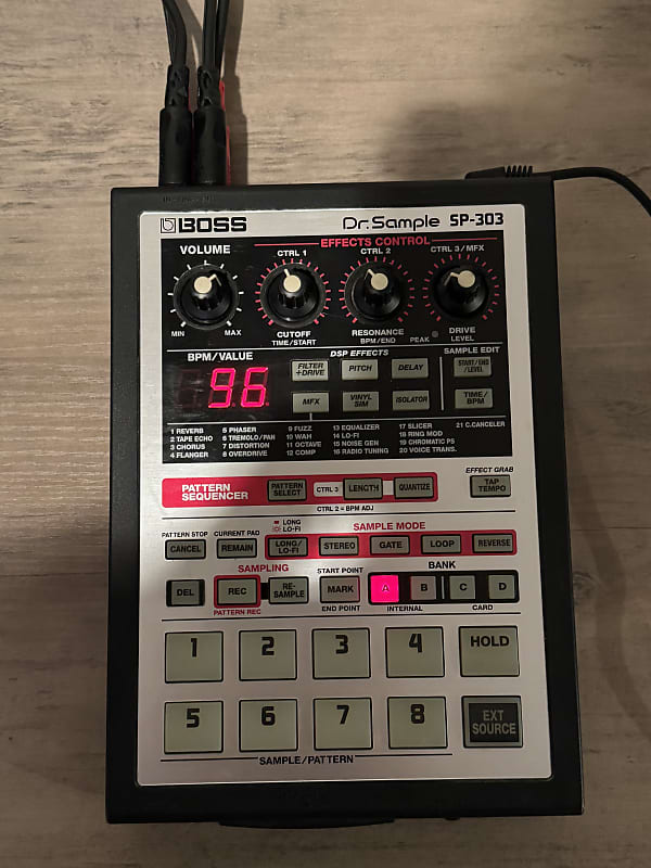 Boss SP-303 Dr. Sample 2000s - Silver | Reverb
