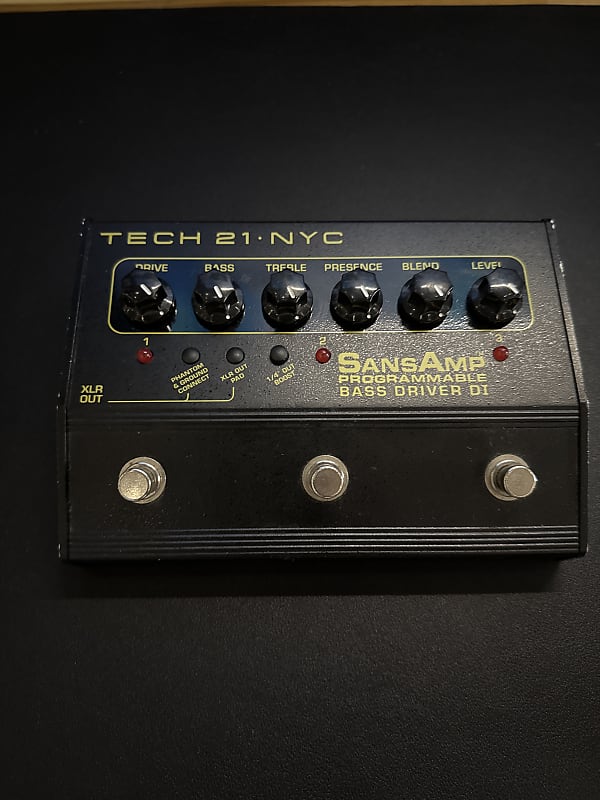 Tech 21 Sansamp Programmable Bass Driver