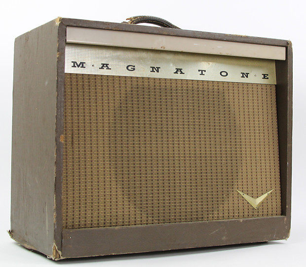 Magnatone Troubadour Model 213 2-Channel 18-Watt 1x12" Guitar Combo image 1