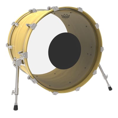 Remo CS0315-10 Clear Controlled Sound Drum Head - 15-Inch - Black Dot on Top image 3