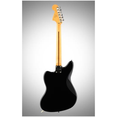 Squier Classic Vibe '70s Jaguar Electric Guitar, with Laurel Fingerboard, Black image 5