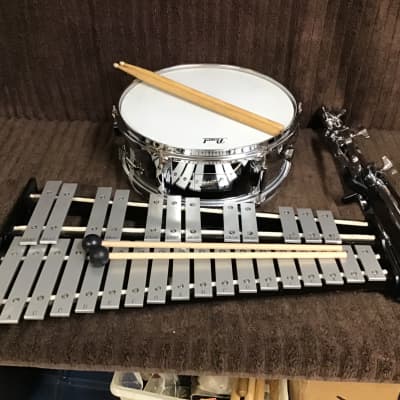 Pearl Xylophone Percussion Set w/Snare, Stand & Case image 3