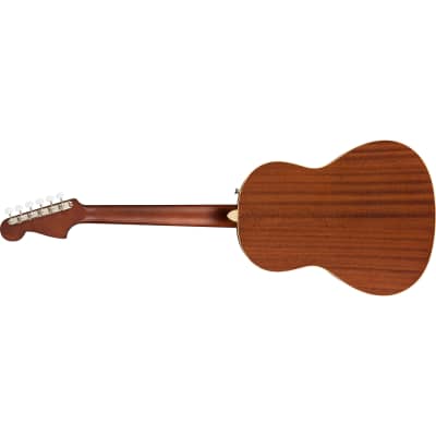 Fender Sonoran Mini Acoustic Guitar w/ Gig Bag, Walnut Fretboard, All Mahogany image 2
