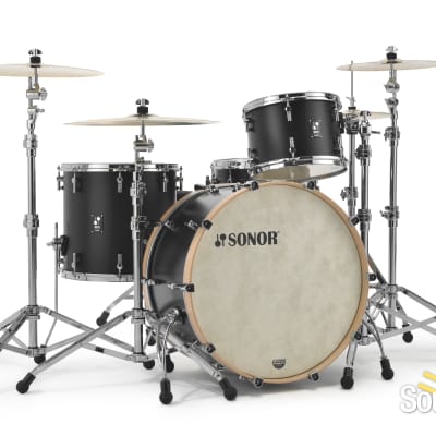 Sonor 3pc SQ1 324 Drum Set - GT Black image 1