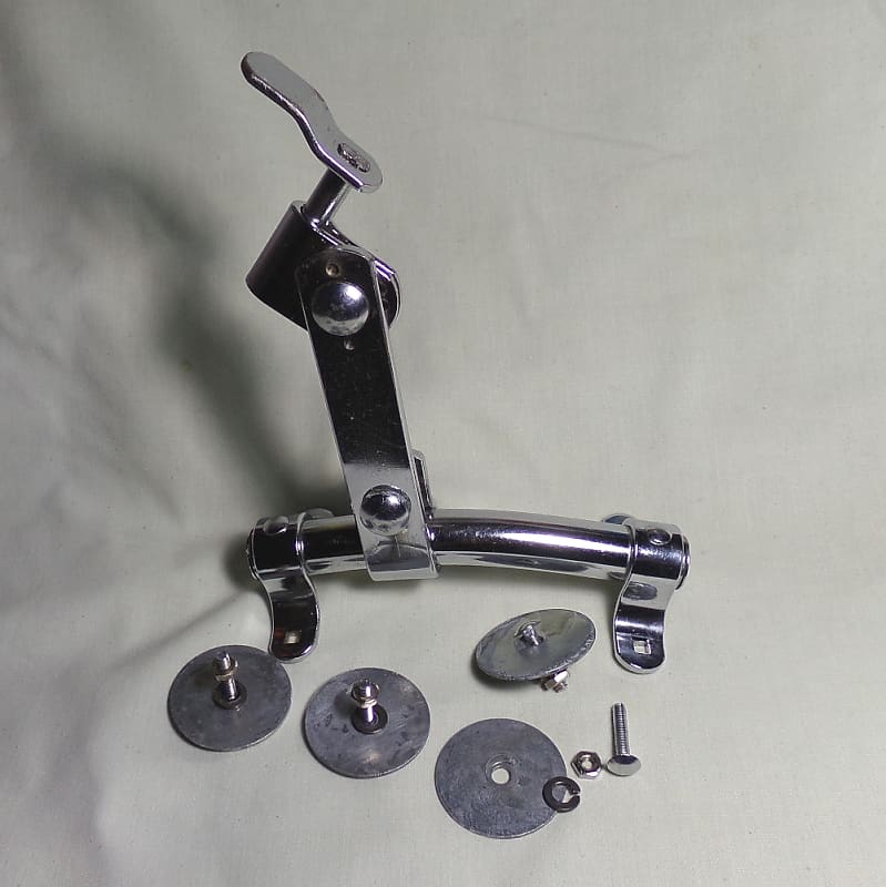 Slingerland Bass Drum Rail Mount For Rack Tom 1960's Chrome Reverb