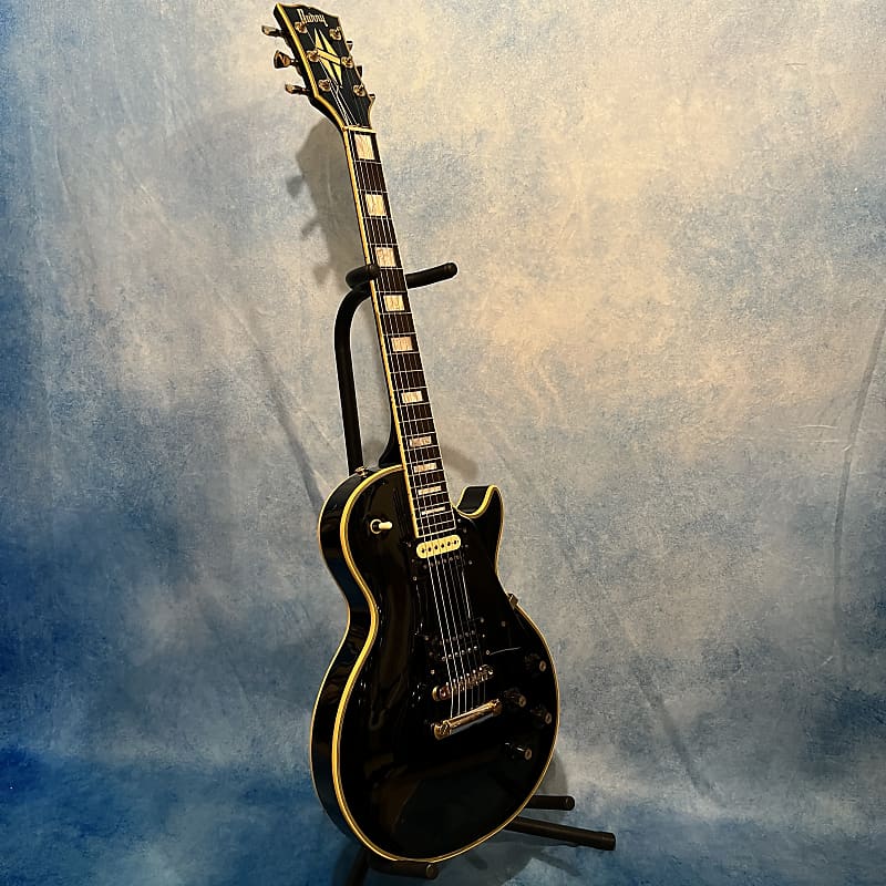 1985 Burny Fernandes RLC 60 Black Les Paul Custom Made in 1985 Burny Fernandes RLC 60 Black Les Paul Custom Made in