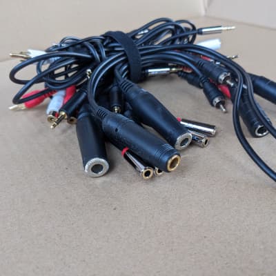 Bundle of 12 TS/TRS/RCA Adapters, Converters, Splitters, Stereo, Eurorack, Modular, Line-Level - Multiple Types image 11
