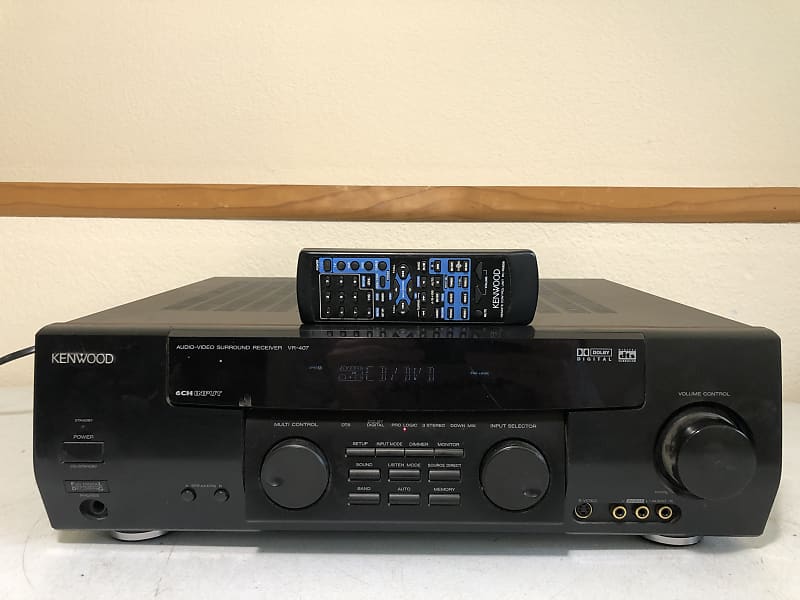 Kenwood VR407 Receiver HiFi Stereo Vintage 5.1 Channel Home Reverb