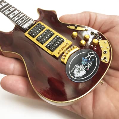 Jerry Garcia Grateful Dead Rosebud Tribute Mini Guitar Replica Collectible Officially Licensed image 2