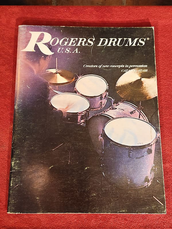 Vintage '67/'68 Rogers Drum Catalog Reverb