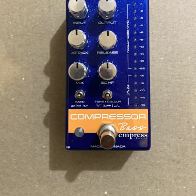 Empress Effects Bass Compressor Pedal - Blue | Sweetwater