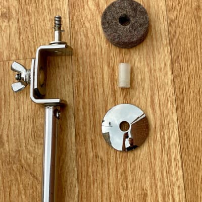 1960s Gretsch Telescoping L-Arm Cymbal Holder Round Badge Era image 9