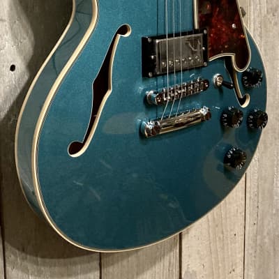 New D'Angelico Premier Mini DC Ocean Turquoise, With Extras, Support Small Business and Buy Here! image 3