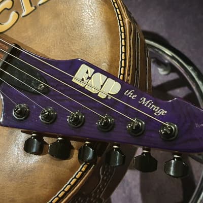 ESP Custom Shop The Mirage Trans Purple Japanese Super Strat! MIJ Japan Guitar! image 2