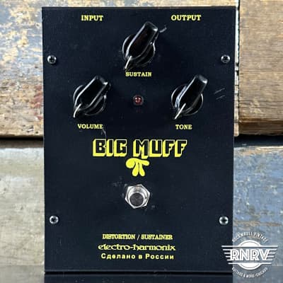 electro harmonix Russian Big Muff π 黒 Electro-Harmonix Black Russian Big Muff Pi – The Star Music Shop