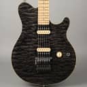 Ernie Ball Music Man USA Axis EVH Tribute - Floyd Rose - 2012 - Trans Black Quilted
