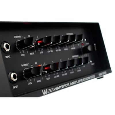 Warwick LWA 1000 BLACK | 1000W Compact Lightweight Bass Head. Brand New! image 8