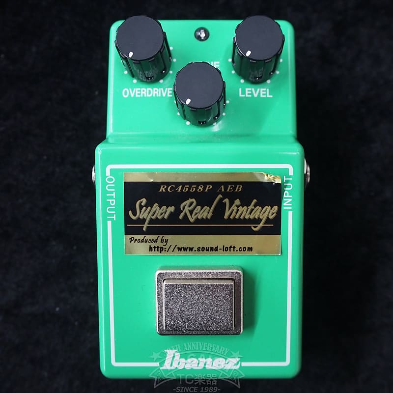 Sound Loft：Ibanez TS-808 Mod. Limited Edition SuperReal Vintage w/RC4558P  AEB