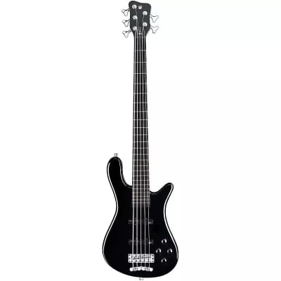 Warwick RockBass Streamer LX 5-String, Black Solid High Polish, Active, Fretted, Free Shipping, Mint for sale