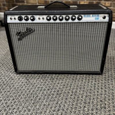 新版 fender Deluxe 銀パネ117v仕様 1970年代 Reverb アンプ 