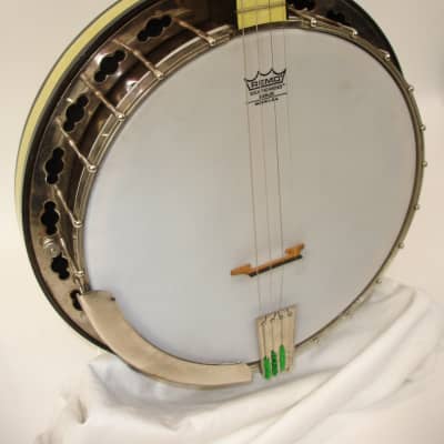 Vintage 20's May Bell Queen 4-String Tenor Banjo w/ Case image 3