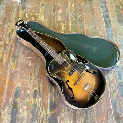 Recording King M-2 archtop acoustic guitar c 1930 Sunburst original vintage USA Gibson for sale