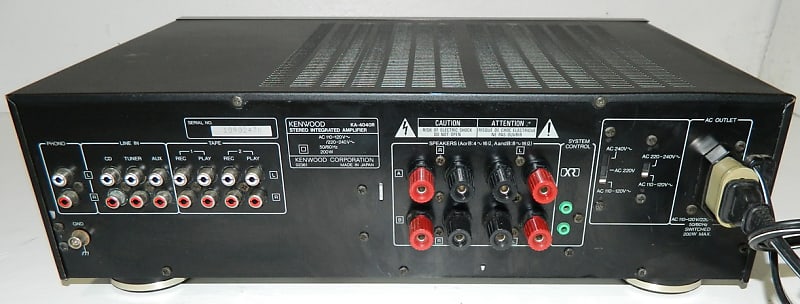 Kenwood KA-4040R stereo integrated amplifier | Reverb