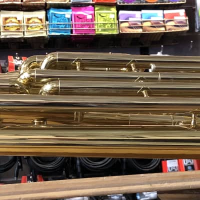 1982 King USA Legend Series 2280 Intermediate Model Gold Lacquered Bb Euphonium with Case & Mouthpiece image 12
