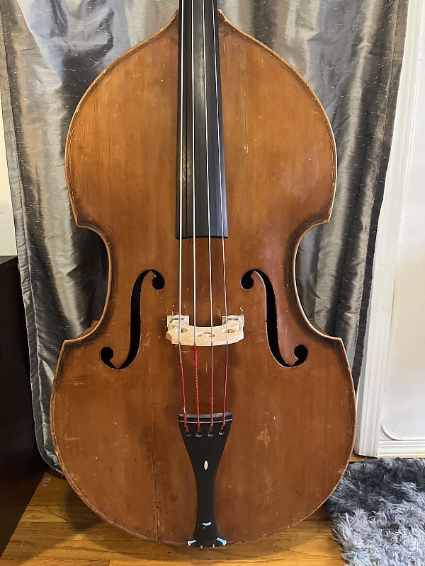 German Carved Roundback Upright Bass 1948 Reverb