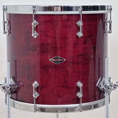 Craviotto 22/10/12/14/16/6.5x14" Solid Maple 2021 Drum Set - Red Stained Maple Gloss Lacquer image 22