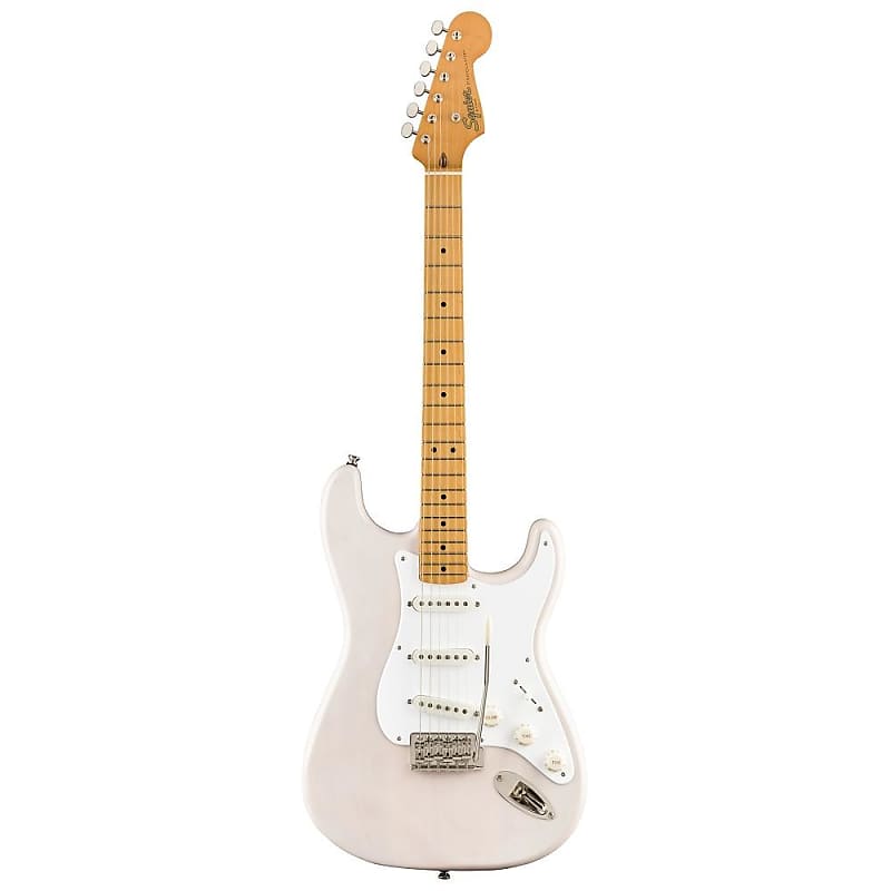 Squier Classic Vibe '50s Stratocaster Electric Guitar in White Blonde image 1