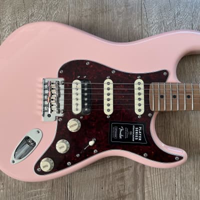 Fender Player Deluxe Stratocaster HSS - Shell Pink with Roasted Maple  Fingerboard, Sweetwater Exclusive in the USA