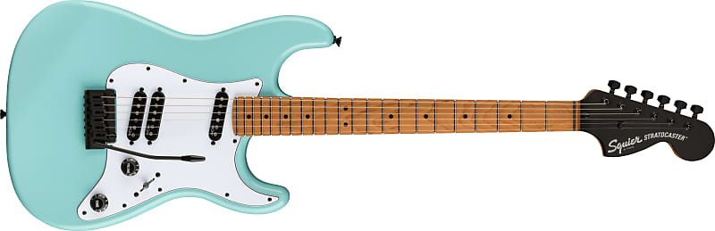 SQUIER - FSR Contemporary Stratocaster Special Roasted Maple Fingerboard  Parchment Pickguard Daphne Blue - 0370230504