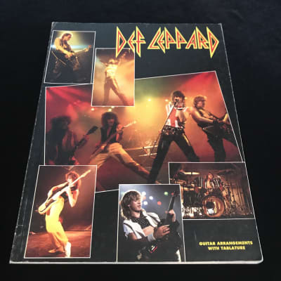 Def Leppard Pyromania + High And Dry Guitar Tab/Tablature Book by