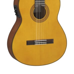 Yamaha CGX122MSC Acoustic/Electric Cutaway Classical Guitar Natural
