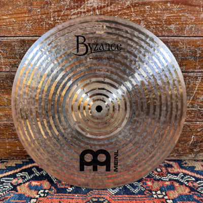 14" Meinl Byzance Dark Spectrum Hi-Hat Cymbal Pair 1134g/1532g *Video Demo* image 10