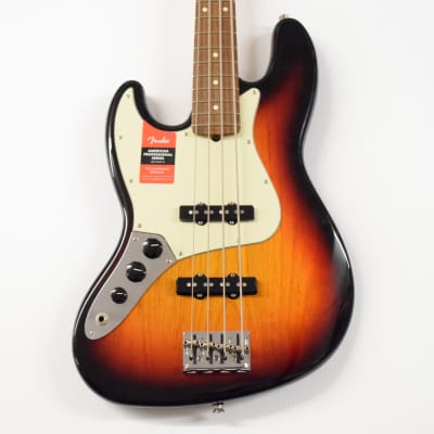 Fender AMERICAN PROFESSIONAL JAZZ BASS® LEFT-HAND (DEMO) - 3 Color Sunburst image 1