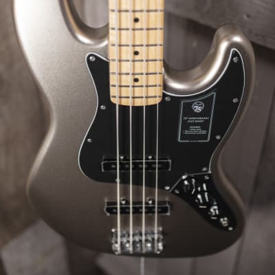 Fender 75th Anniversary Jazz Bass, Maple Fingerboard, Diamond Anniversary 0147562360 image 5