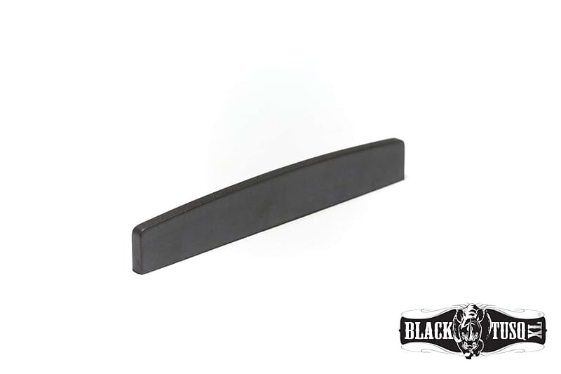 Graph Tech Black Tusq XL PS-9000-00 Acoustic Saddle Blank 1/8" image 1