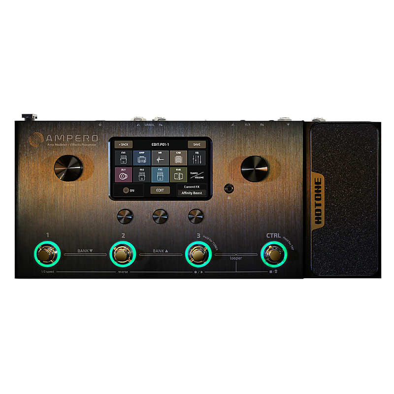 Hotone Ampero MP-100 Guitar Bass Amp Modeling IR Cabinets Simulation Multi Language Multi-Effects image 1