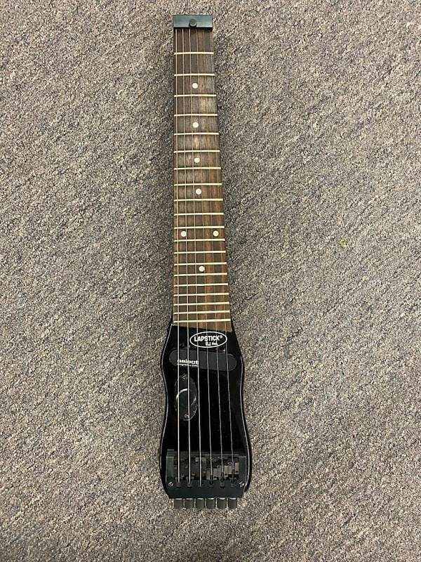 Lapstick Black Travel Electric Guitar | Reverb