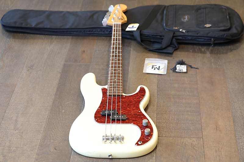 Squier Precision Bass 4 String Electric Bass Guitar Blonde Reverb UK