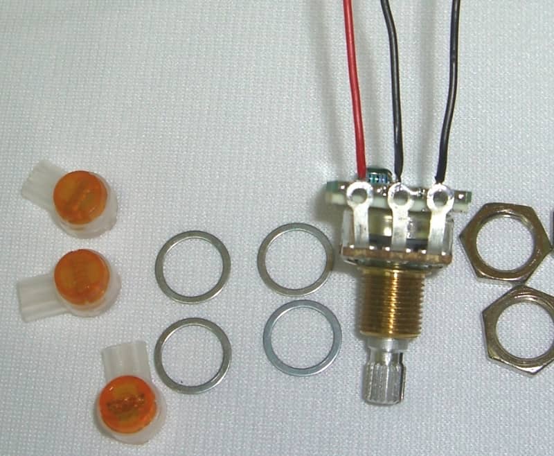 AweSome Bourns VOLUME Pot Includes Fender PRO Treble Bleed Reverb