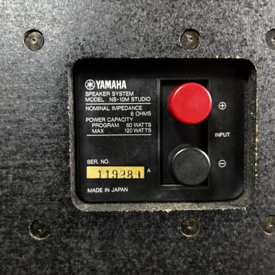 Pair YAMAHA MODEL NS-10M Studio Monitor Speakers RARE model image 5