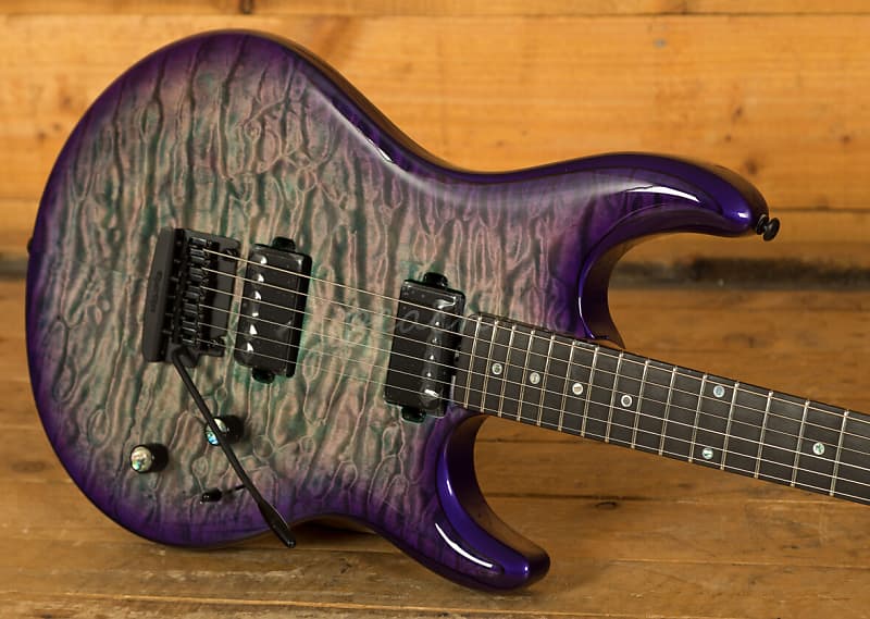 Music Man BFR Luke III Quilt Maple Top Grapes of Wrath | Reverb Canada