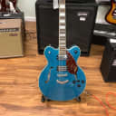 Gretsch G2622 Streamliner Center Block with Rosewood Fretboard, V-Stoptail 2022, Turquoise