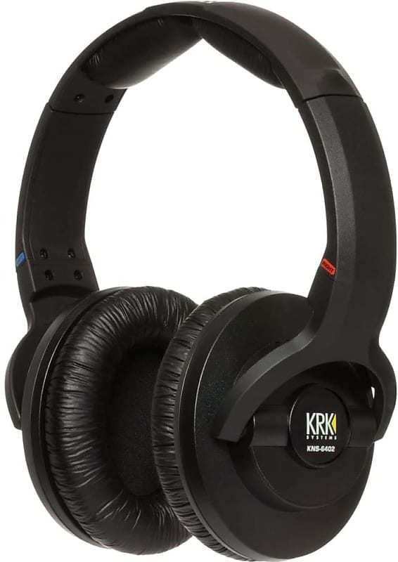KRK KNS 6402 Studio Mixing/Mastering Headphones, Black image 1