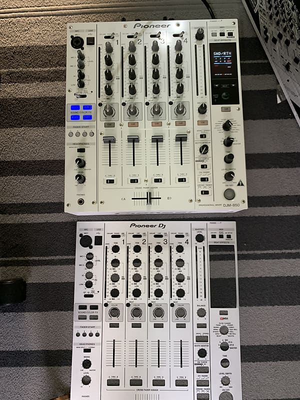 PIONEER DJM 850 W White DJ 4ch Mixer Mint Condition